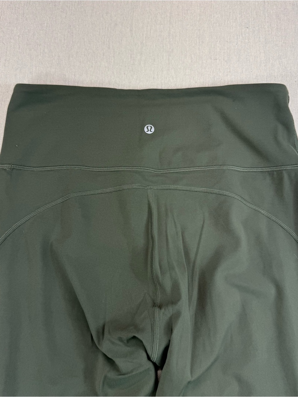 Lululemon Groove Super-High-Rise Flared Pant Nulu Dark Forest Sz 10 Long - Picture 8 of 11